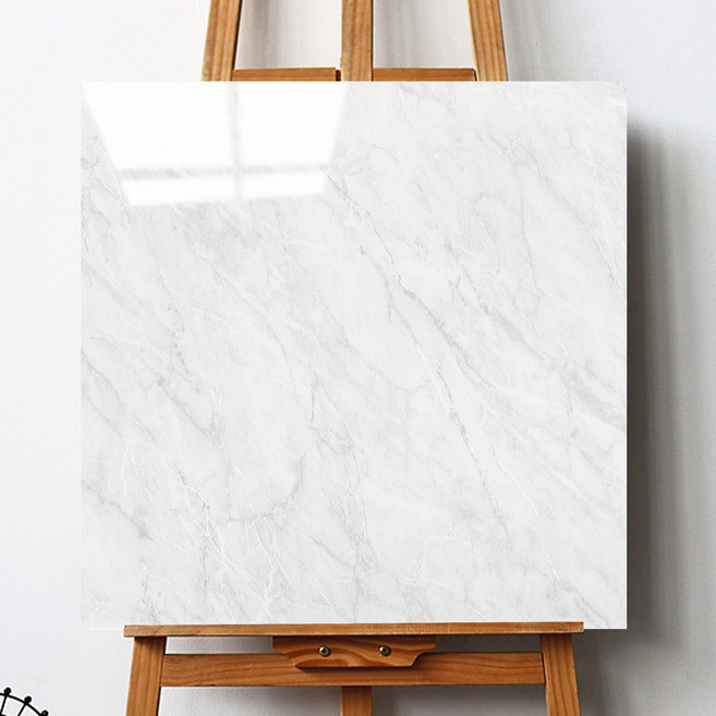 Fowod 광택 접착식 바닥 붙이는 데코타일 접착식 정사각 장판 셀프시공, 12개, LMDB 05