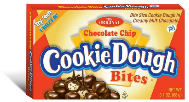 The Original 초콜릿 쿠키 칩 도우 바이트 1 박스, 1개, 88g