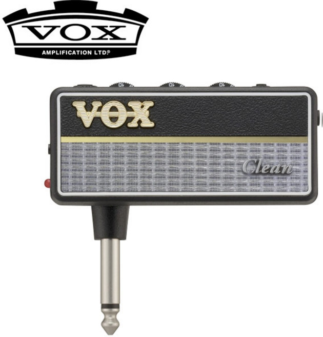 Vox amPlug2 Clean AP2-CL 헤드폰 기타 앰프, 1개