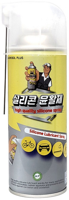 탁월한선택 실리콘스프레이 자동차 실리콘오일 고무윤활제 실리콘윤활제, 1개, 420ml