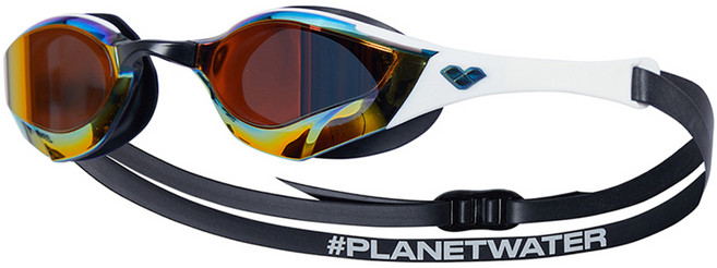 아레나 미러 수경 코브라 엣지 스와이프 AGL-160MSW 수영 물안경, 아레나수경AGL-160MSW 화이트, 1개