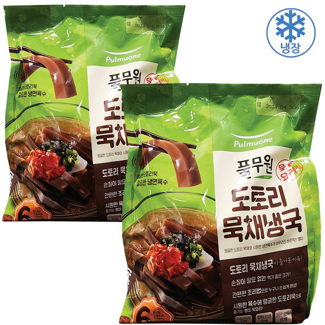 코스트코 풀무원 도토리묵채냉국 2589g(6인분)x2개, 2개, 2.589kg