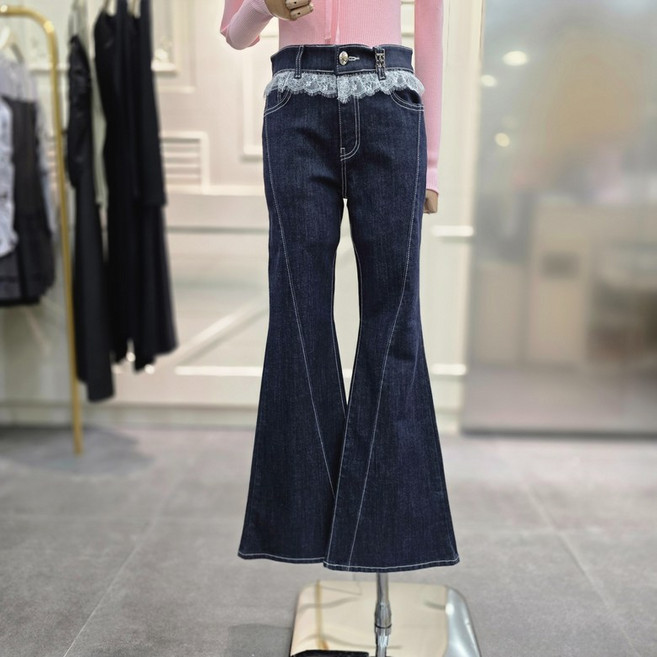 에고이스트 자수 포인트 부츠컷 데님 팬츠 ES2ODP52DI_CA 2942181