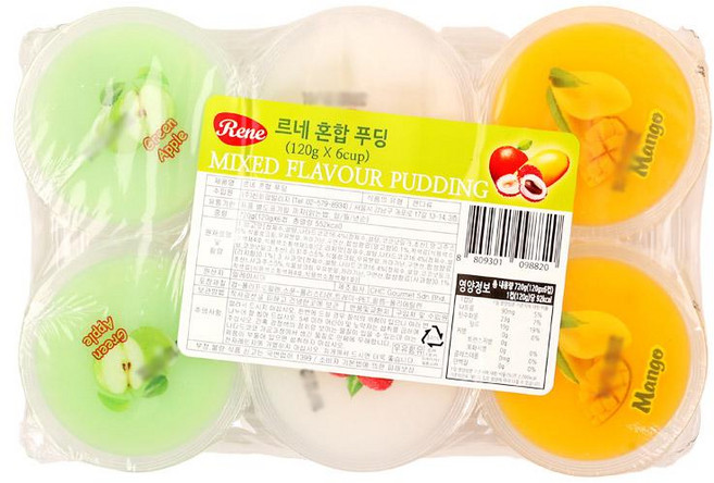 르네혼합푸딩 720G(120Gx6입)(주)신화팝빌리지, 720g, 1개