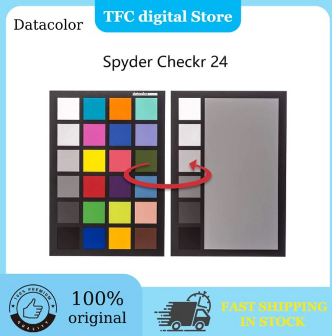 데이터컬러 스파이더 체크어 24 - 표준 색상 포함 그레이 카드 카메라를 일관된 이미지 교정