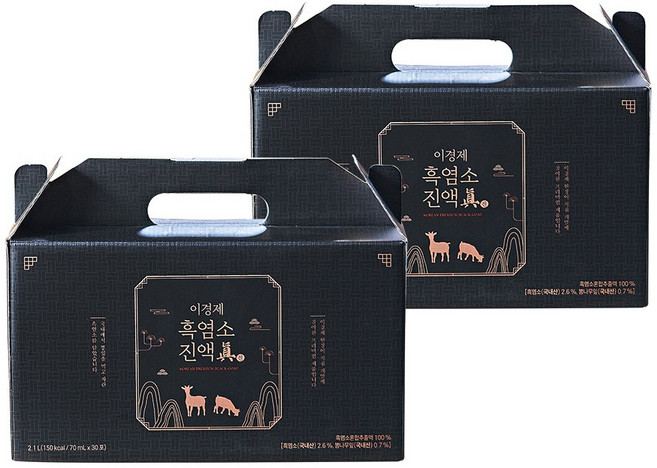 이경제 흑염소진액 진 리뉴얼, 70ml, 60개