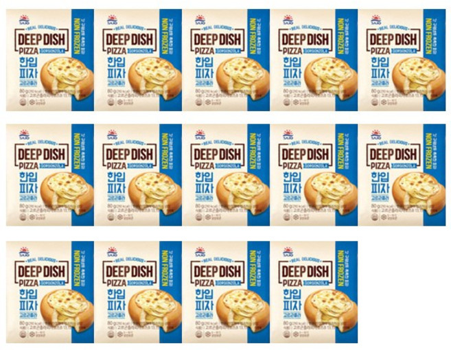 사조 대림 한입피자 고르곤졸라 80g (냉장) x 7개 / 미니 피자