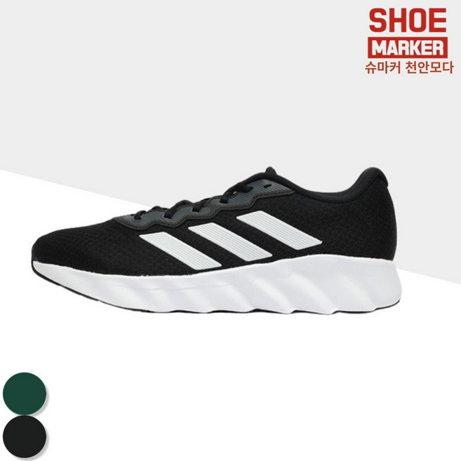 슈마커 슈마커 아디다스 스위치 무브 갤럭시 6 남자운동화 남자러닝화 블랙화이트_CA