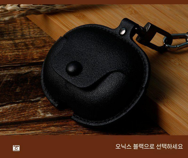 베이스어스 보위 MC1 프로 케이스 가죽 일체형 커버 스트랩, 베이스우스 MC1Pro, 멋진 검은색 가죽 긴 목걸이