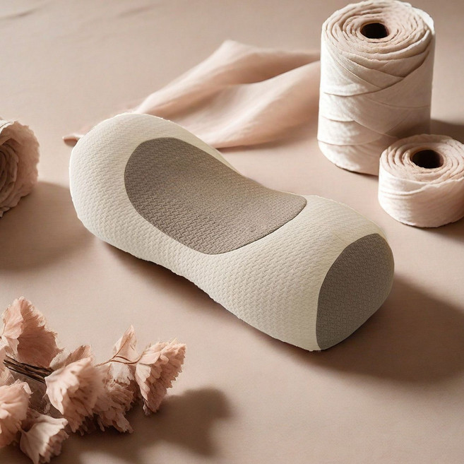 蕎麥殼高粱殼 頸椎枕頭 護頸椎 助睡眠, 1個, 咖色/枕套+蕎麥高粱填充物【成品枕頭】【1覺安睡1夜9小時   】