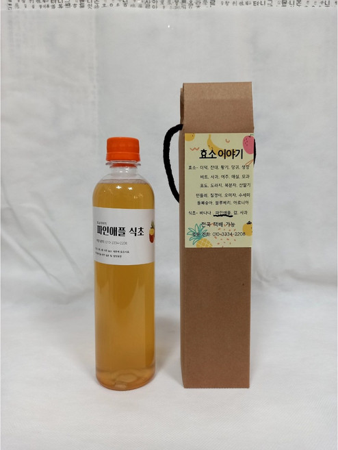 효소이야기 자연발효 파인애플 바나나 식초 500ml 천연식초, 1개