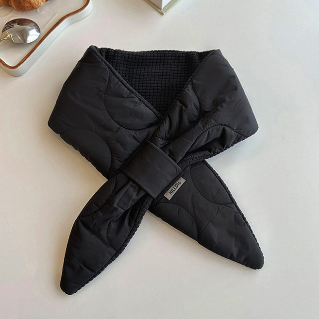 포근말랑 데일리 겨울 경량 패딩 목도리 방수 3color