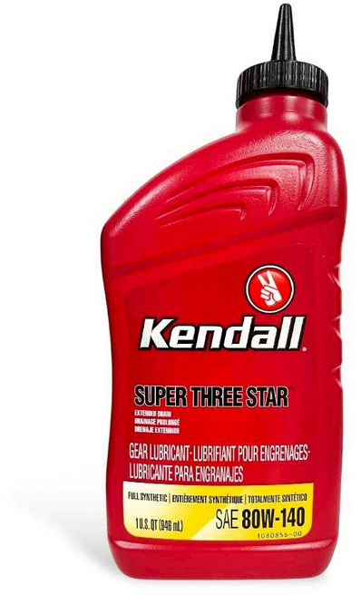 Kendall SUPER THREE STAR SAE 80W-140 全合成齒輪油, 1個, SUPER THREE STAR 80W140