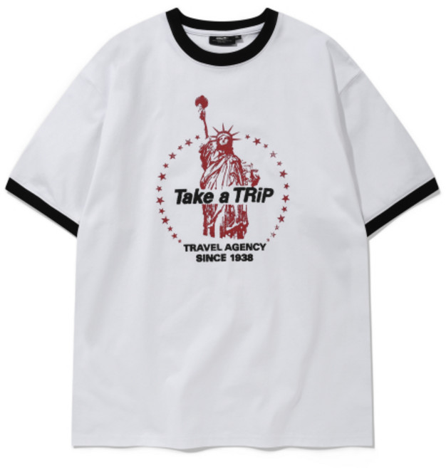 [카네이테이] TRIPPING SHORT SLEEVES (WHITE)