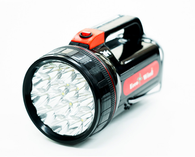 에코윈드 후레쉬 랜턴 led손전등 손전등 led랜턴 해루질랜턴 led써치라이트 렌턴 led후레쉬 해루질써치 SE-207, 1개, 15구 블랙