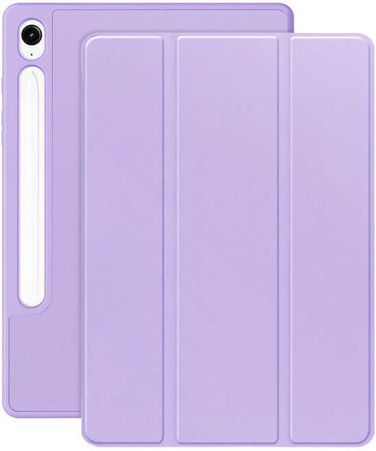 삼성 갤럭시탭 S10 FE 10.9 S펜수납 스마트 북커버 S펜수납 케이스, 스마트북커버, 라벤더
