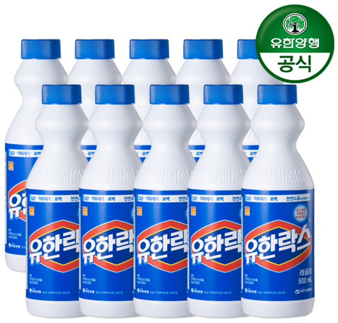 유한락스 레귤러, 500ml, 10개