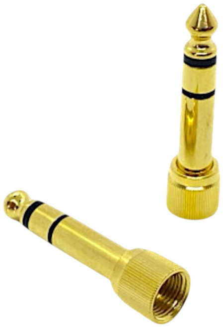 헤드폰용 나사식 젠더 어댑터 스크류 총알잭 변환젠더, 1개