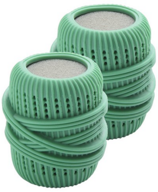 엉킴방지 고급 세탁볼, 그린, 2개