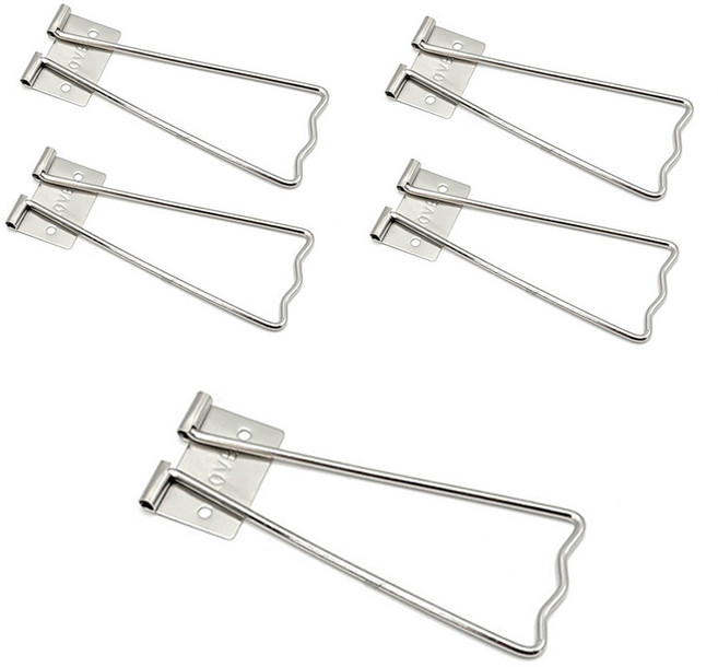 아이베란다 액자 받침대 그림 사진 뒷 판 거치대, 5개, 실버