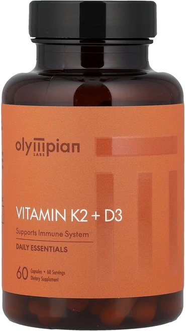 올림피안랩스 비타민K2 앤드 D3 캡슐 60정, 6개 - 쿠팡