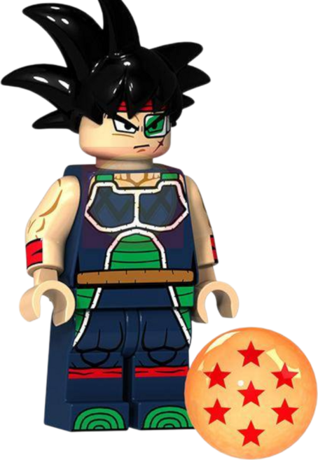 드래곤볼/드래곤볼슈퍼/드래곤볼Z 호환블럭 브릭미니피규어 캐릭터 8종 시리즈 VER.03 취미/수집/장식/컬렉션용 커스텀 블록피겨, 1개, 0307. 버독