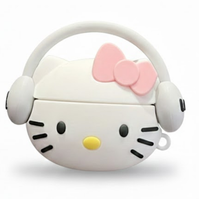 큐티캣 에어팟 케이스 6종 시리즈 귀여운 고양이 캐릭터 케이스, DJ키티, 에어팟4세대