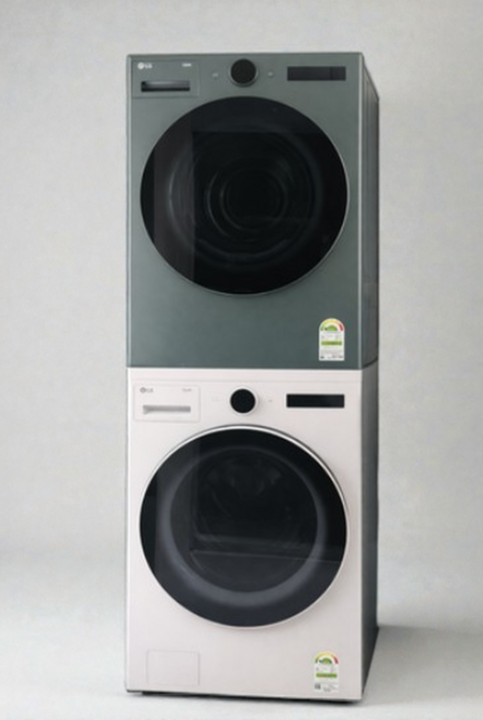 LG전자 트롬 오브제 컬렉션 드럼 세탁기 24kg 방문설치, FX24ENE-GNG(24kg+20kg), 네이처 베이지