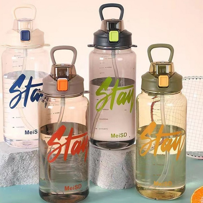 大容量運動水壺 pc材質 直飲/n, 5825 1500ml 混色, 1套, 1L