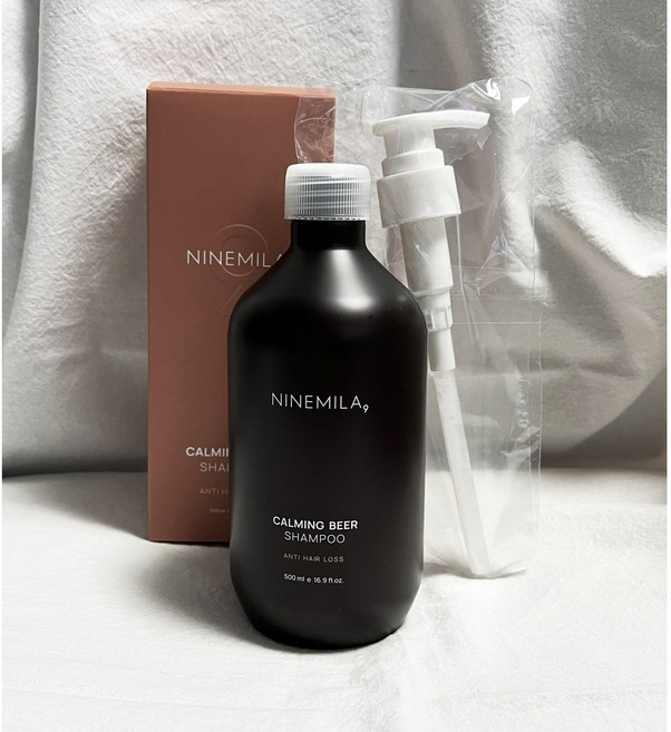 나인밀라 카밍비어 맥주효모 샴푸, 500ml, 1개