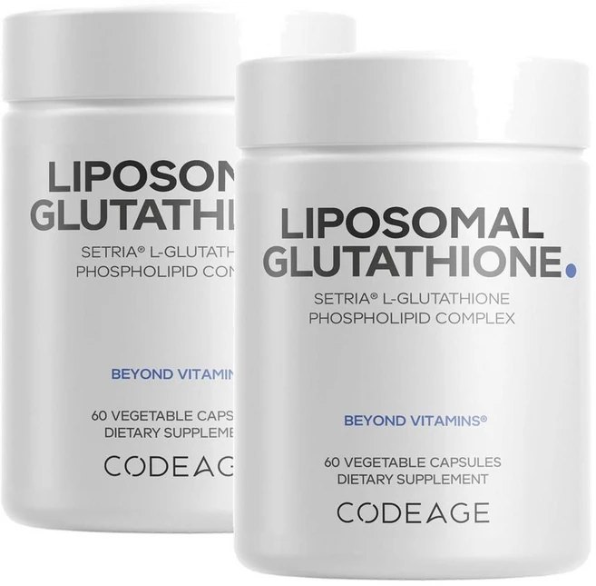 코드에이지 리포조말 글루타치온 비욘드 비타민스 인지질 캡슐 Codeage Liposomal Glutathione Beyond Vitamins, 60정, 2개 - 쿠팡