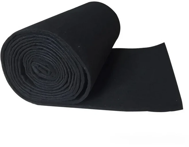 고밀도 자동차 에어컨 활성탄 폼 필터 정수기 범용 워터 필터 시트 쿠커 후드 추출기 필터, 1mX1mX5mm, 1개