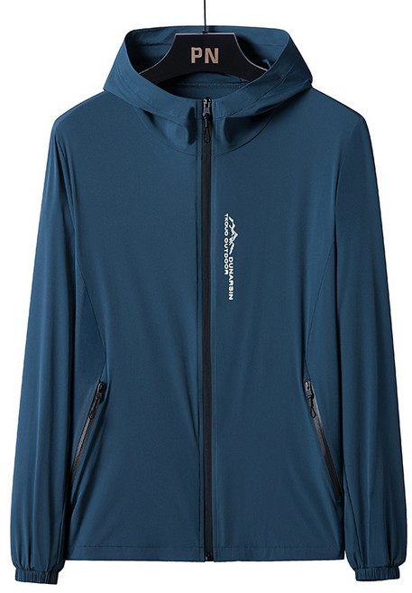 JDUDS 男士薄款冰絲透氣防曬外套 夏季戶外騎車款