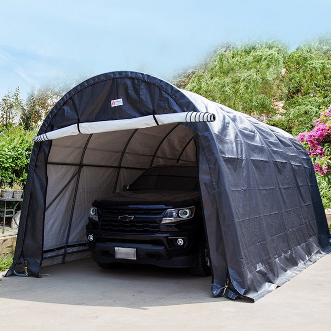 호레움 주차천막 조립식천막창고 주차장천막 차고지 쉘터텐트 폭 3.6m x 길이 6m x 높이 2.8m, 단품