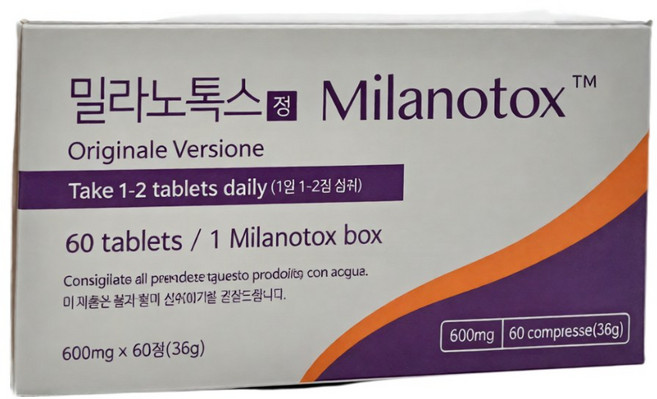 밀라노톡스 차전자피추출 MILANOTOX, 1개, 60정