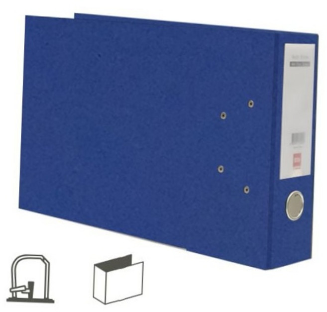 a4 가로형 2공 아치 바인더 청색 7cm 화일철 문서보관 d링바인더