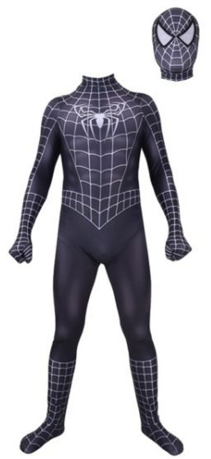 할로윈 코스프레 코스튬 옷 의상 남성 스파이더맨 블랙 라이미 베놈 심비오테 슈트 젠타이 바디슈트 성인 어린이