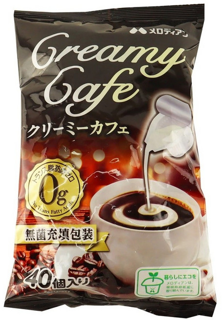 일본 세이조이시이 멜로디안 크리미 카페 트렌스지방제로 커피프림 크림 캡슐 40개입, 1개, 4.5ml