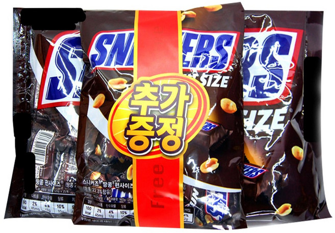 마즈 스니커즈 펀사이즈 초코바 500g+160g 추가증정, 500g, 1개