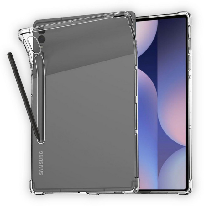 갤럭시탭S10 플러스 울트라 호환 투명 젤리 케이스 클리어 슬림핏 S10+ Ultra 삼성 케이스나라, 1개
