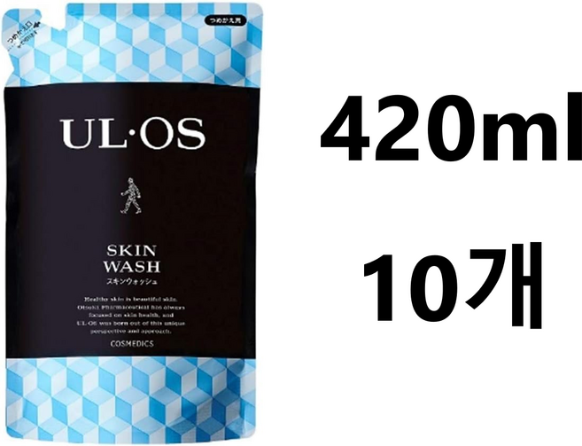 일본 ULOS 우르오스 스킨워시 리필용 420 ml, 420ml, 10개