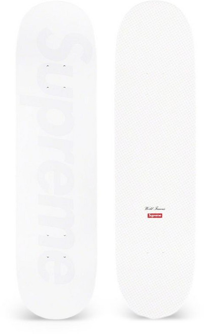 슈프림 로고 스케이트보드 데크