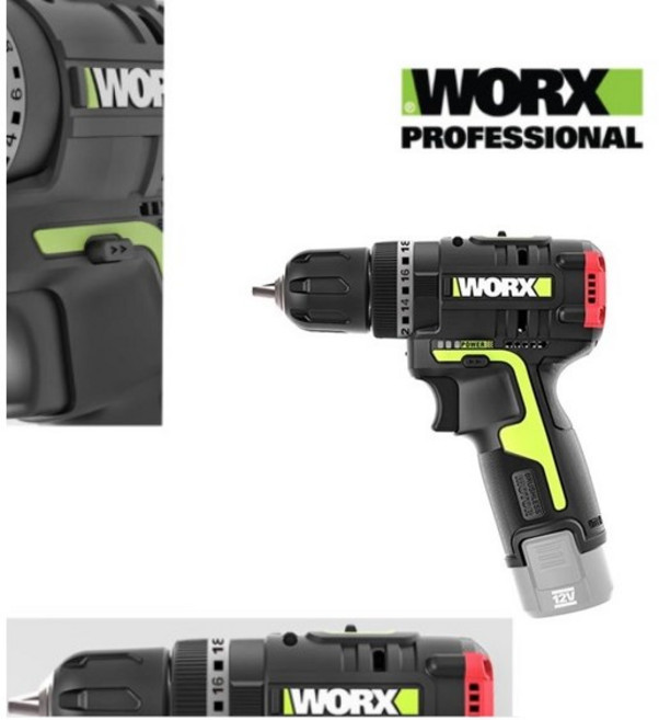 웍스 충전해머드릴 12V BL 베어툴 WU131X.9, 1개