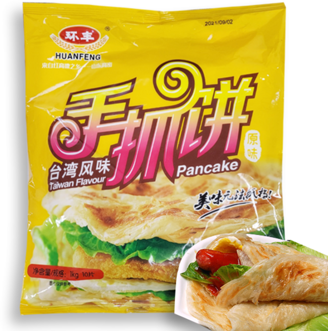 홍홍 중국식품 환펑 대만식 대용량 쇼좌빙 수좌빙 오리지널맛 1kg (10개입) 밀전병 충샹 중국전병, 1개