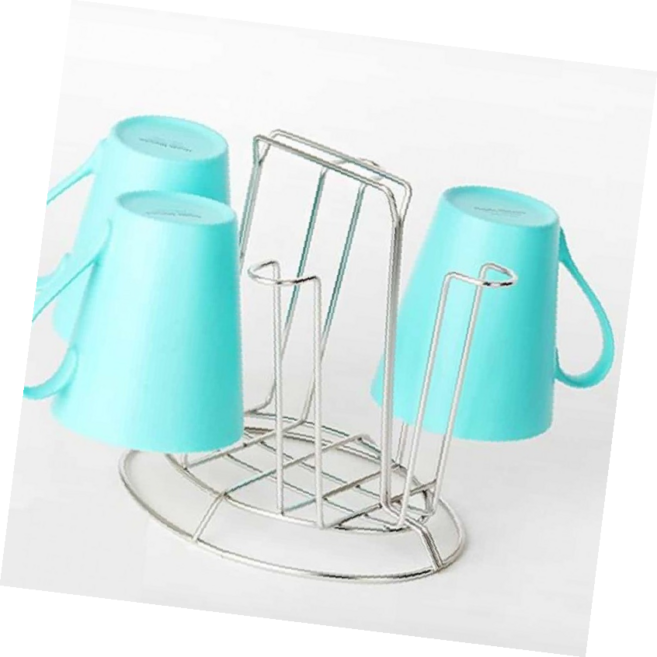 타원형컵걸이 실용적인 공간 절약 커피컵 정리대 다용도 주방용품 사무실용 편리한 컵, 1개, 상세페이지 참조