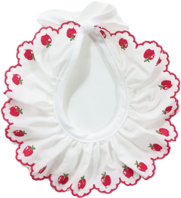 하니펫 반려동물 귀요미스카프 체리자수레이스, ., 1개, 빨강사과