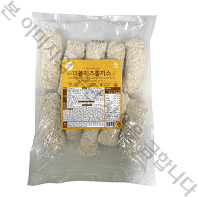 CJ프레시웨이 CJ 이츠웰 더블치즈롤까스, 1kg, 1개