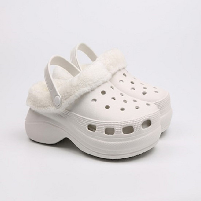 크록스 호환 내피 털 안감 탈부착 클로그 펄 방한