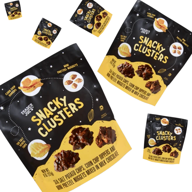 Trader Joe's 트레이더조 Snacky Clusters 스내키 클러스터, 6개, 227g - 쿠팡