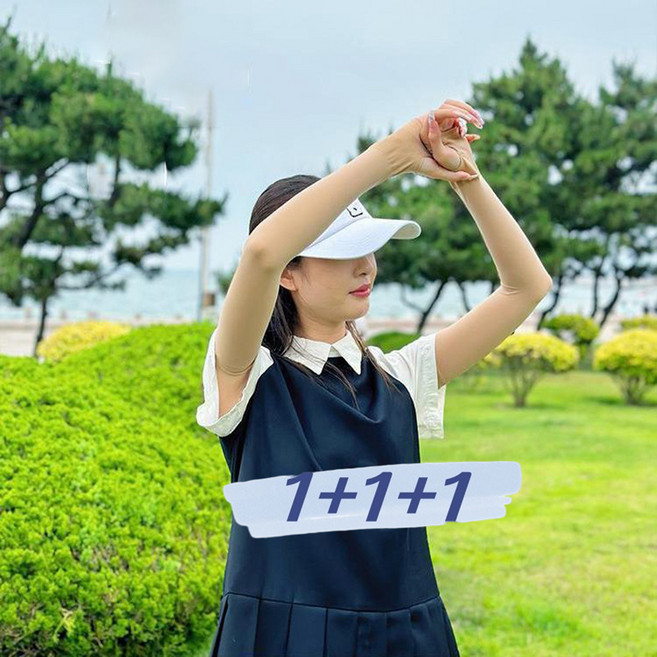 AOKADA 1+1+1남녀공용 팔토시 살색 쿨토시 골프 쿨링 여름 손등 손목 토시